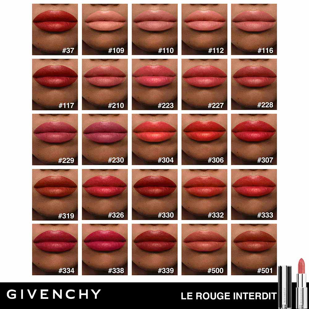 Batom Givenchy Le Rouge Interdit Intense Silk